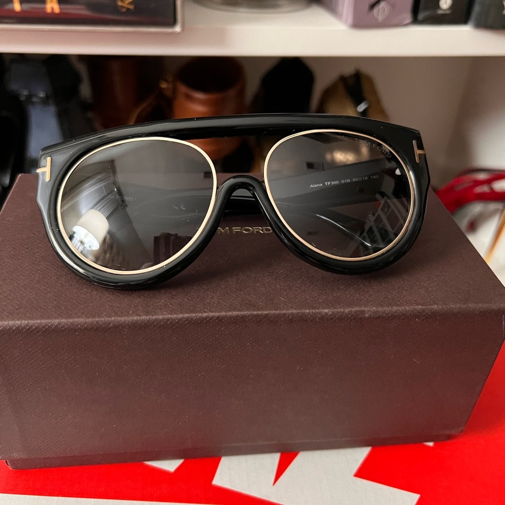 Tom Ford Black Alana Sunglasses